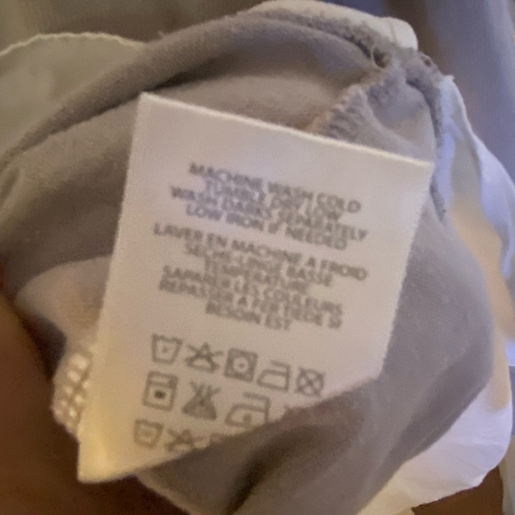 ๐ Anthropologie | Eri + Ali Layered Poplin Sweatshirt | Oversized | Twofer| XS - Picture 6 of 6